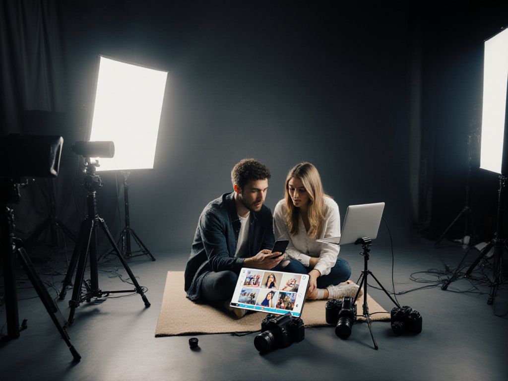 Collaborate with other creators or brands to get noticed